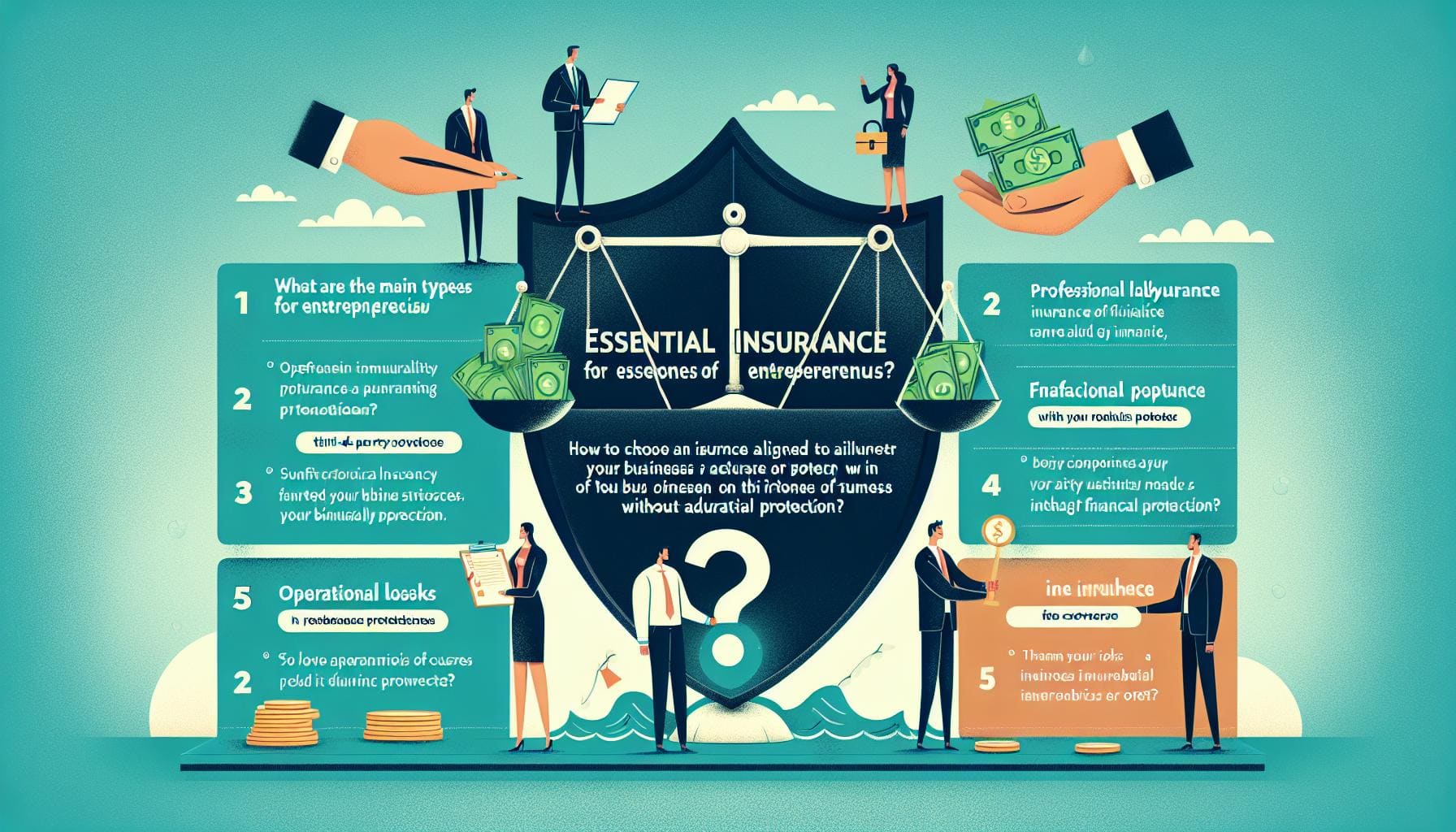 Assurances et protection juridique pour entrepreneurs