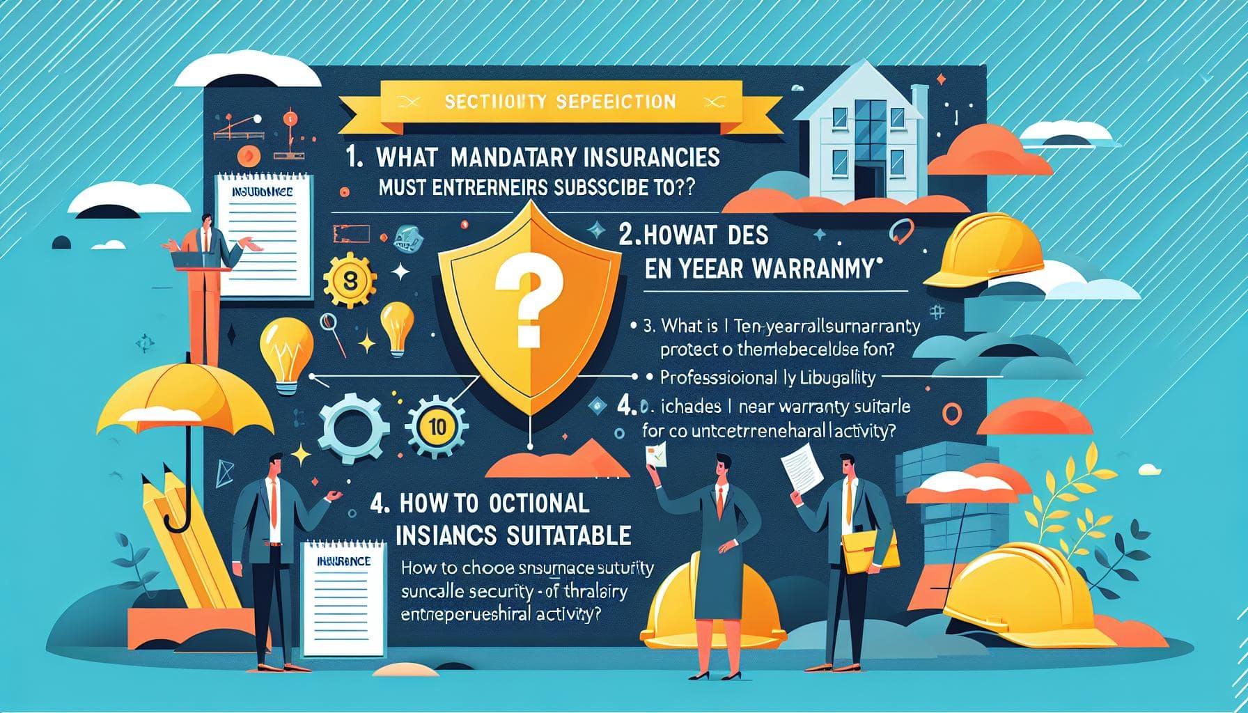 Assurances indispensables pour entrepreneurs