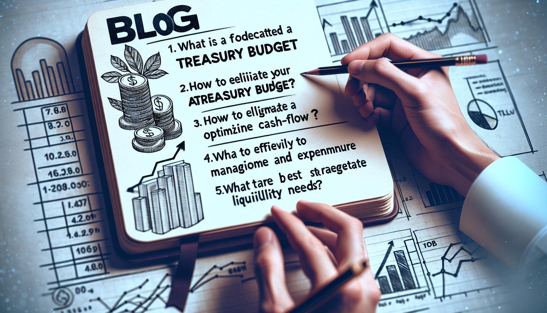 Illustration d’un budget de trésorerie