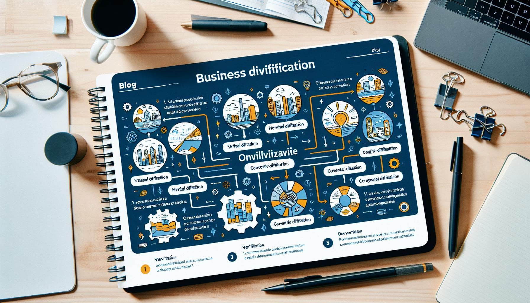 Diversification verticale illustration