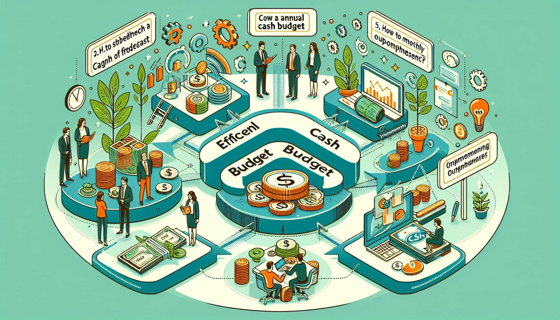 Ajuster un budget de trésorerie pour une gestion financière stable