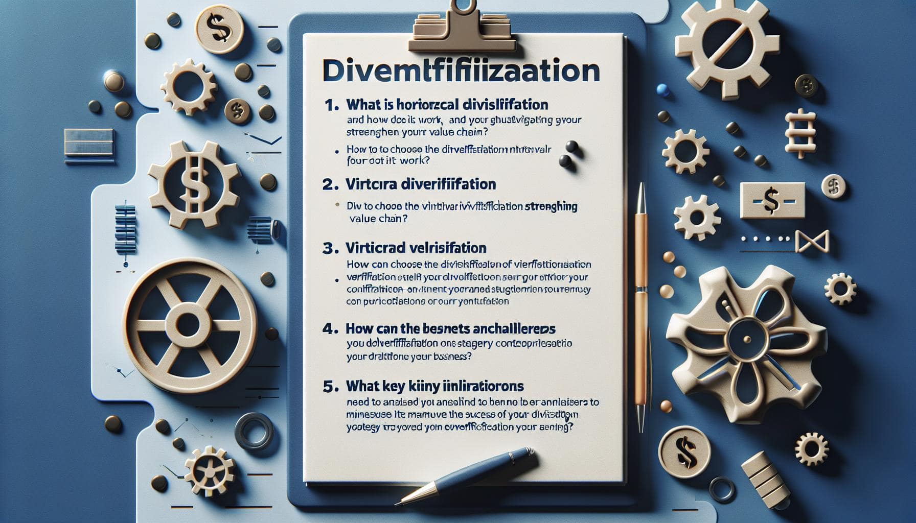 Schéma diversification verticale