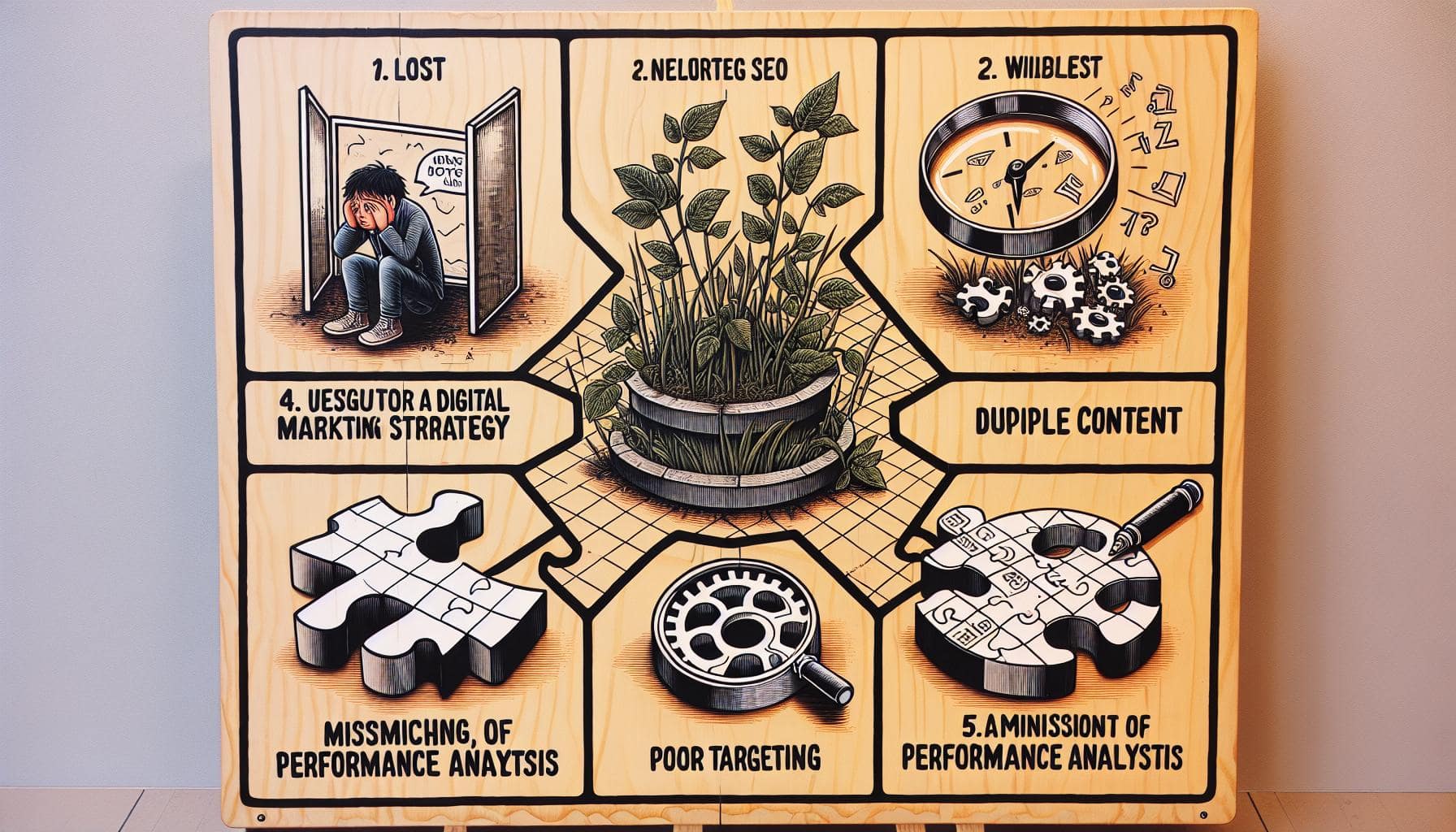 Stratégie claire en marketing numérique
