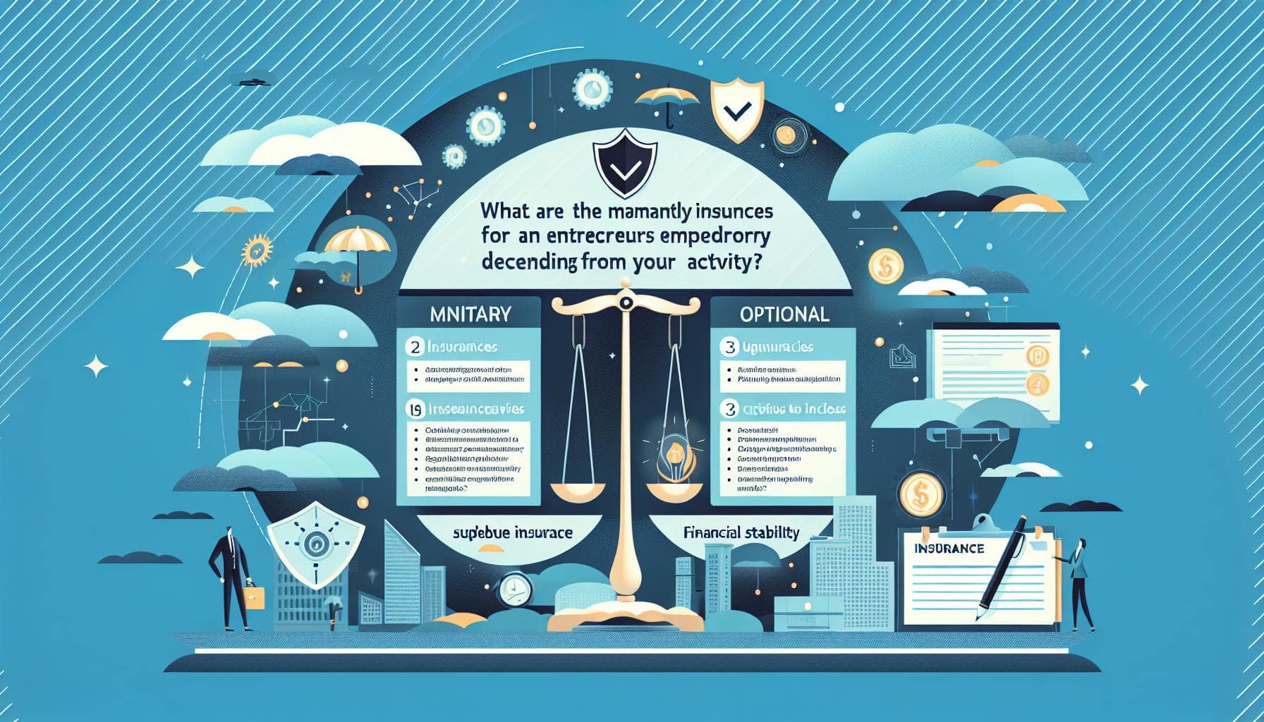 Assurances obligatoires pour entrepreneur