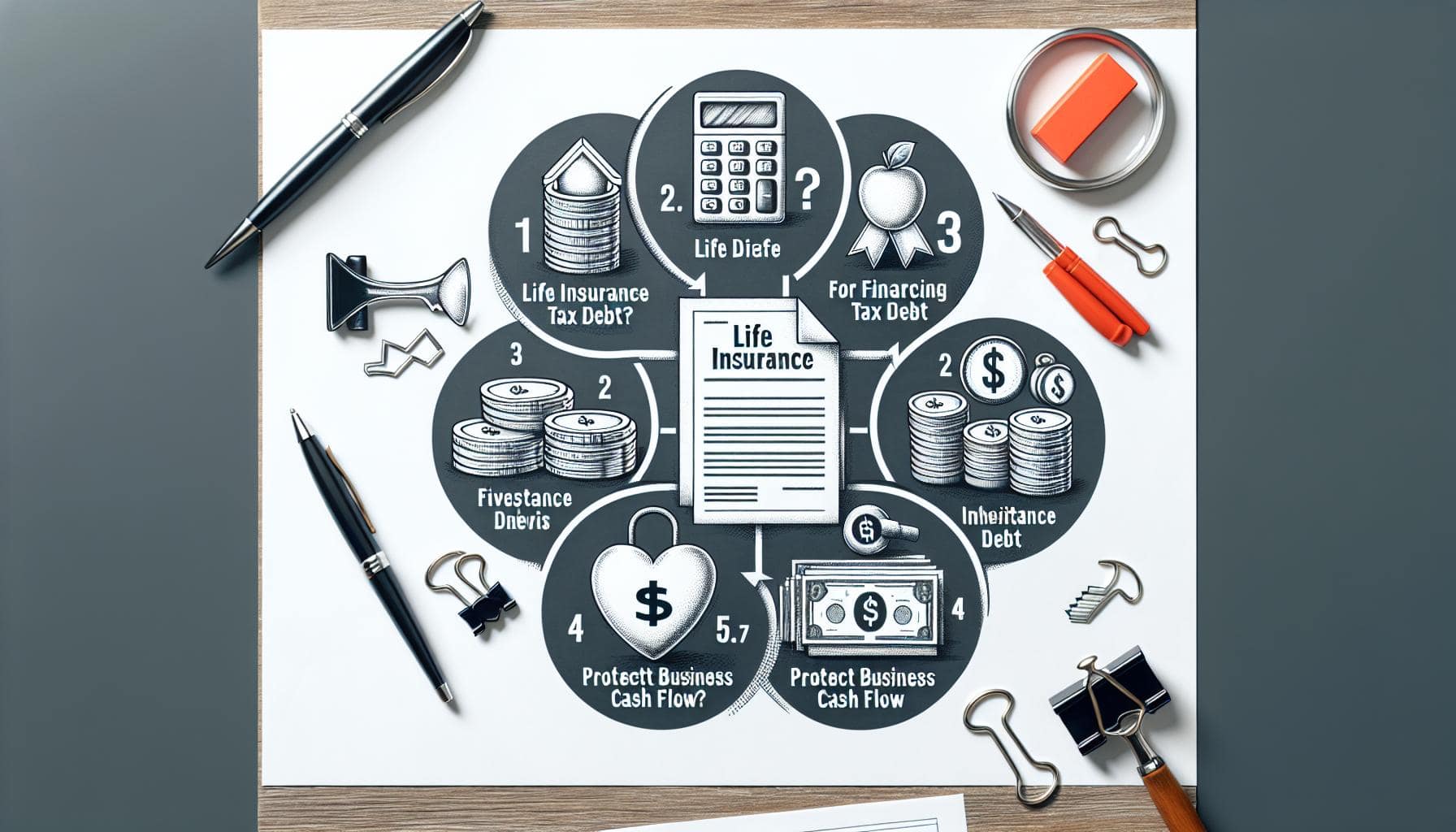 Financement de la dette fiscale avec assurance-vie