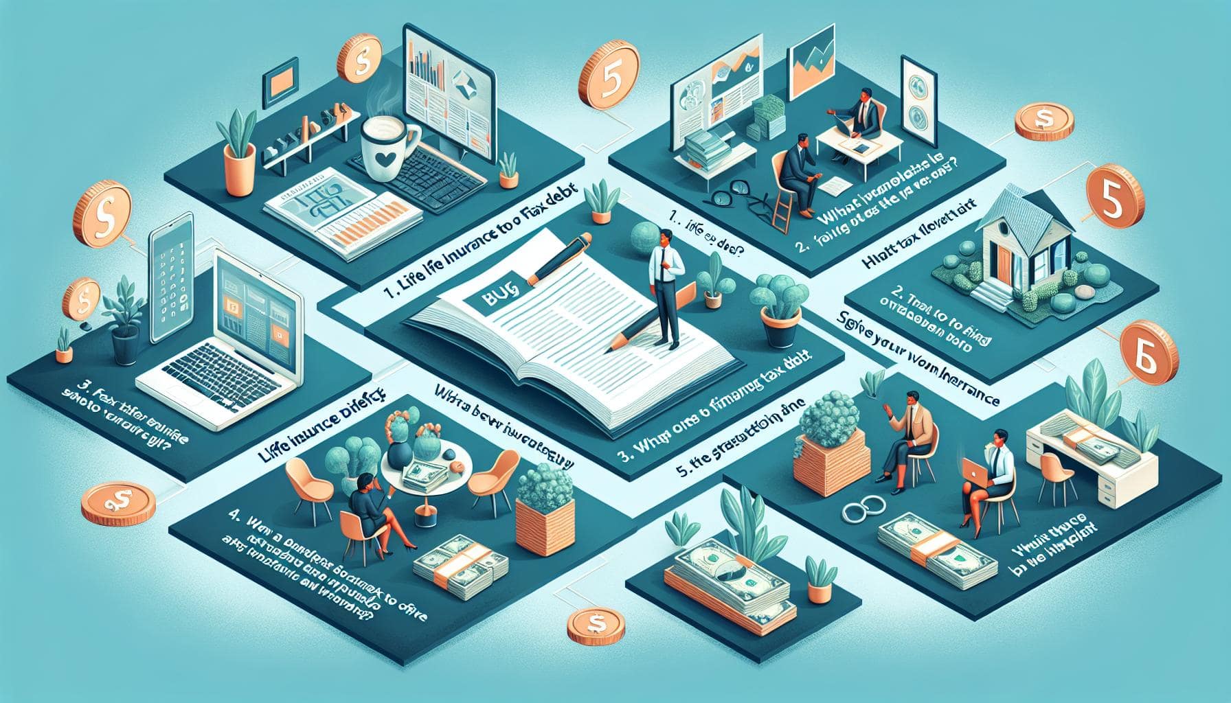 Financement de la dette fiscale avec assurance-vie