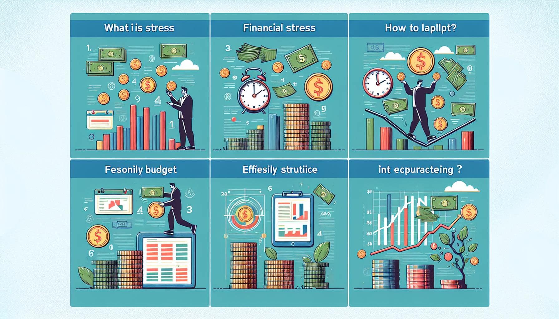 Illustration du stress financier