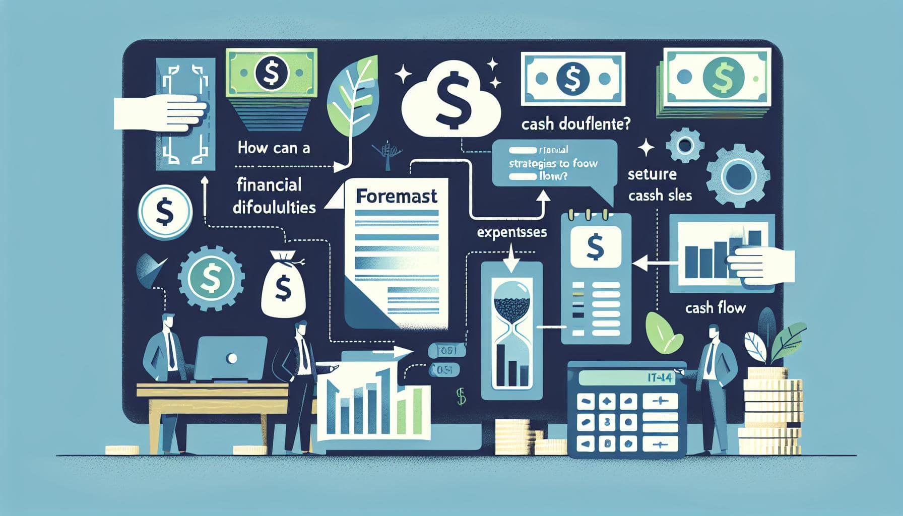 Plan de trésorerie prévisionnel en cas de coup dur