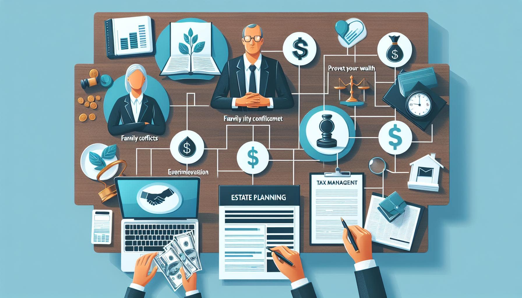 Communication héritiers planification successorale