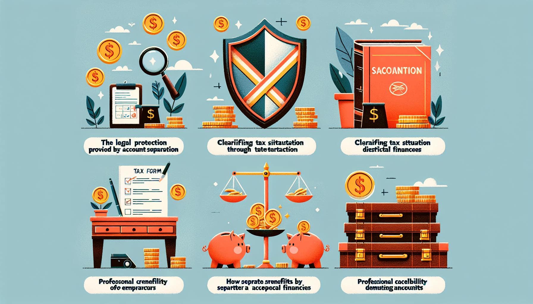 Séparation finances personnelles et professionnelles