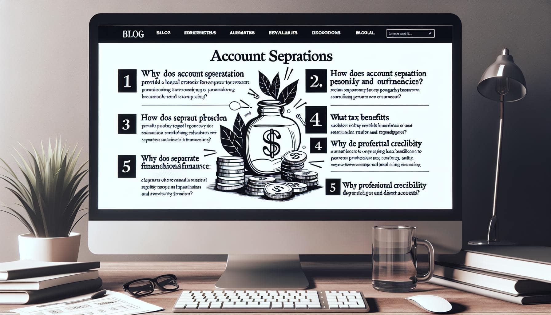 Séparation des finances entrepreneuriales