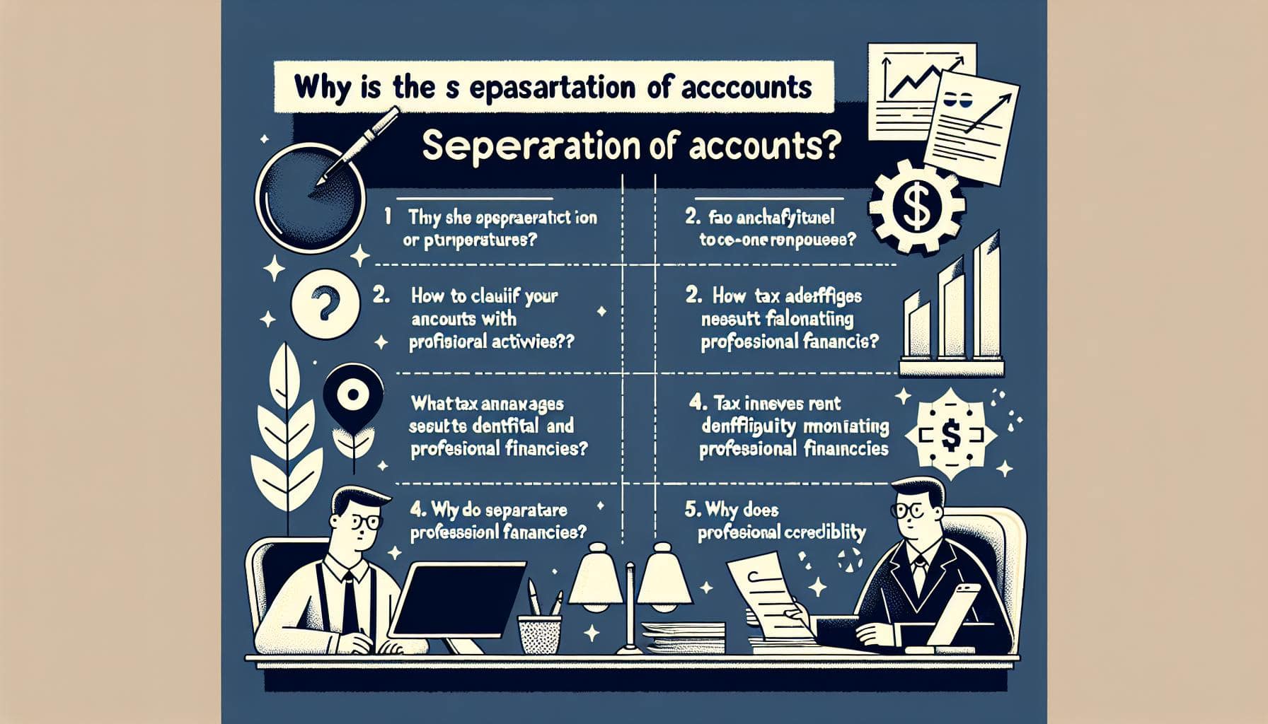 Séparer les finances personnelles et professionnelles