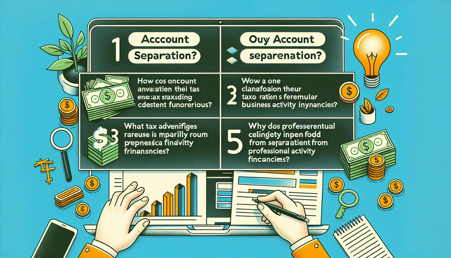 Séparation des finances personnelles et professionnelles