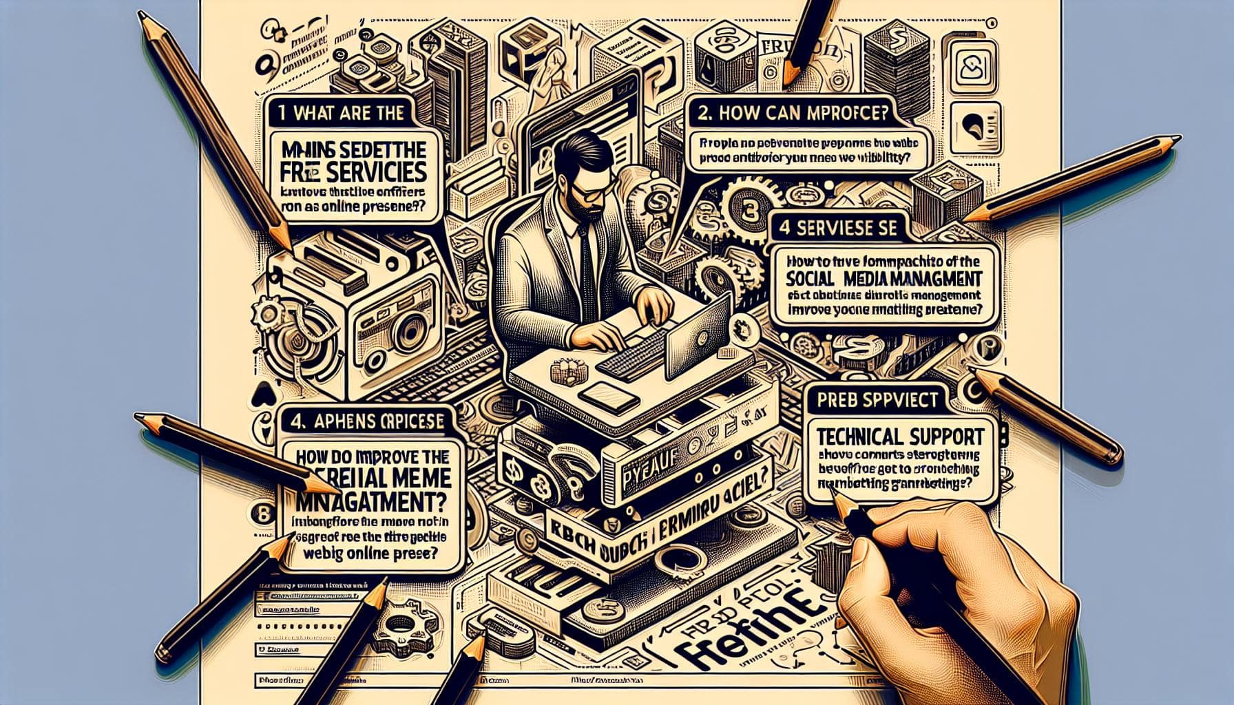 Soutien technique marketing web