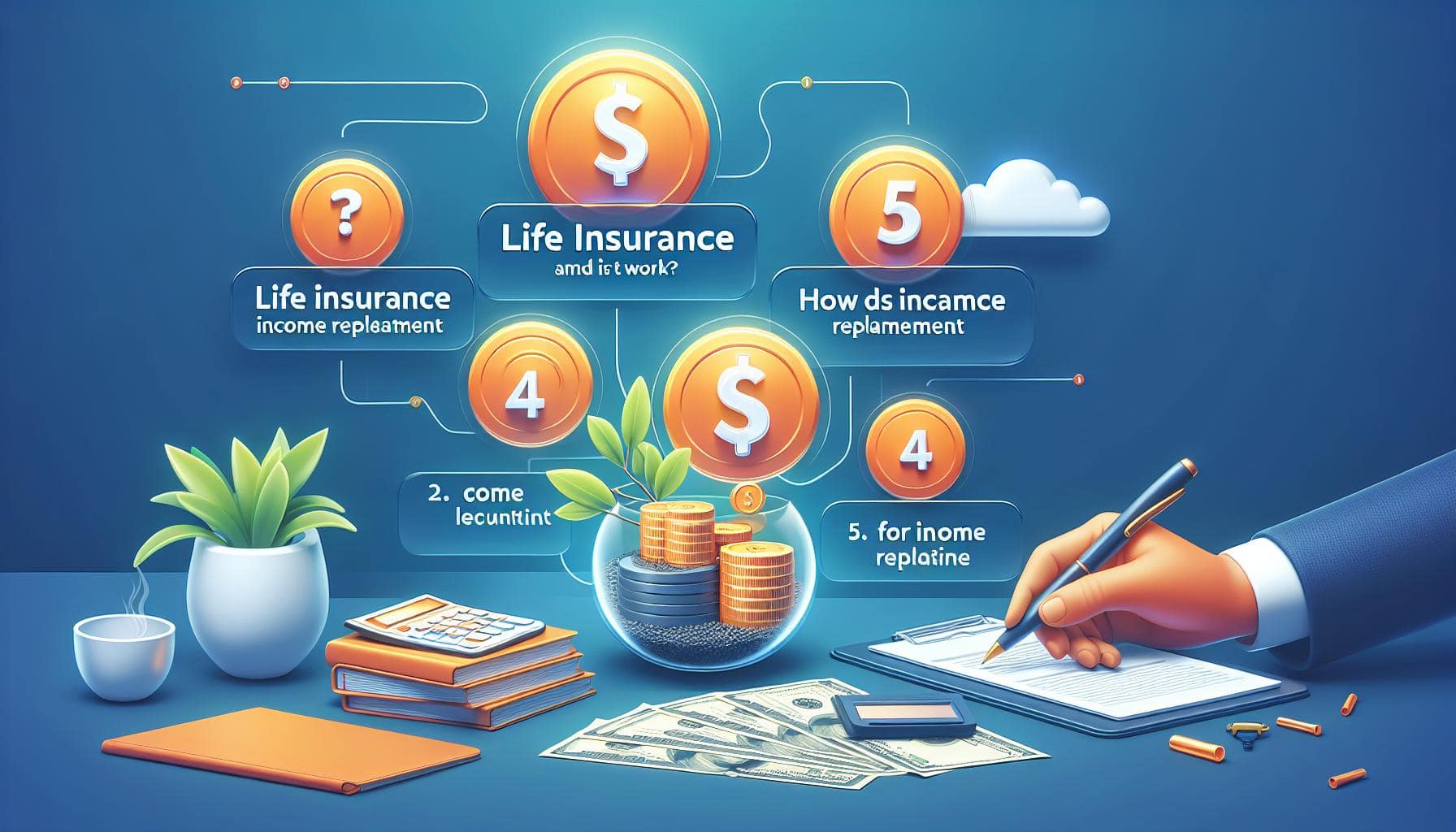 Remplacement du revenu par l'assurance-vie