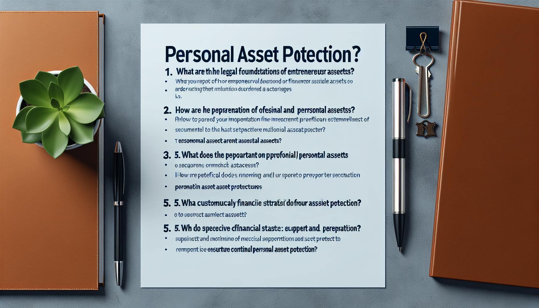 Protection du patrimoine personnel