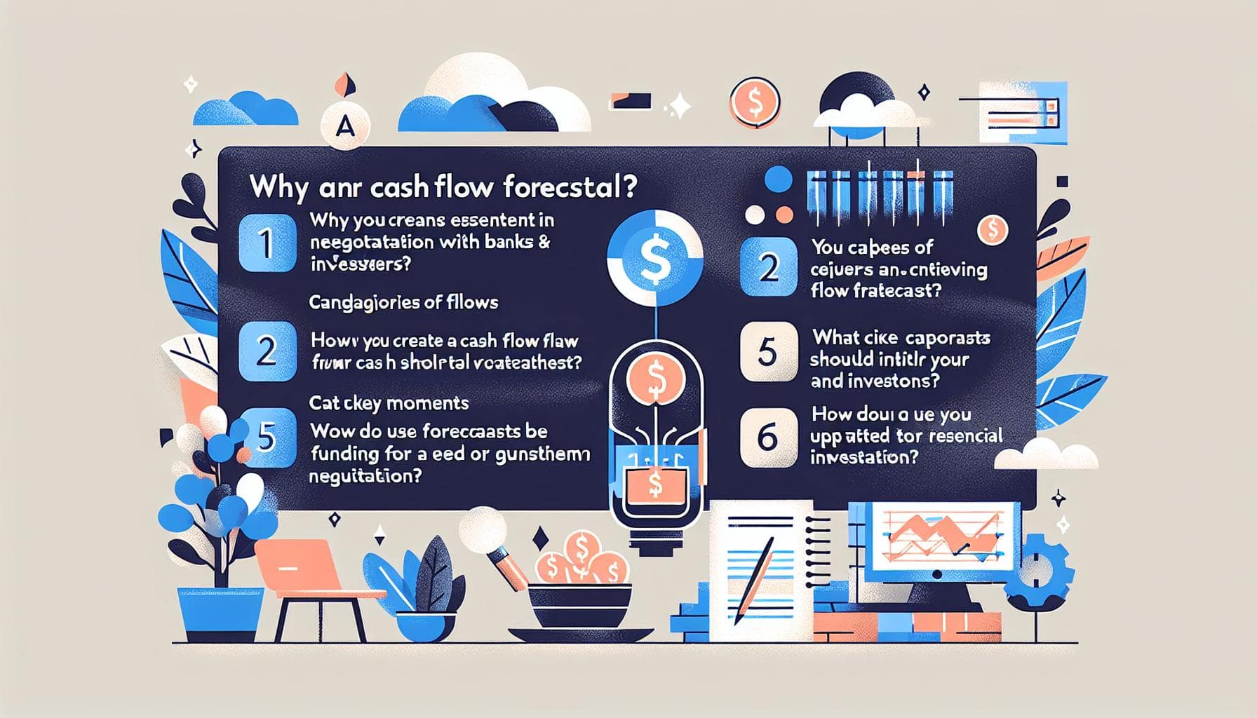 Prévision de trésorerie pour négociation avec banques et investisseurs